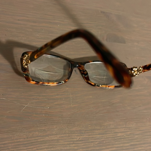 Tiffany and Co. Tortoiseshell Eye Glasses with Floral Rhinestone Detail - Picture 14 of 16